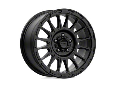 KMC Impact Satin Black Wheel; 17x8; 35mm Offset (18-25 Jeep Wrangler JL)
