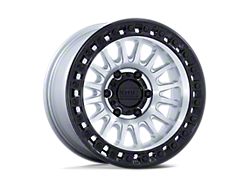 KMC IMS Machined with Black Lip Wheel; 17x8.5; -10mm Offset (18-26 Jeep Wrangler JL)