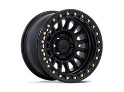 KMC Impact Beadlock Matte Black Wheel; 17x9; -38mm Offset (07-18 Jeep Wrangler JK)