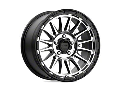KMC Impact Satin Black Machined Wheel; 18x9; 18mm Offset (07-18 Jeep Wrangler JK)