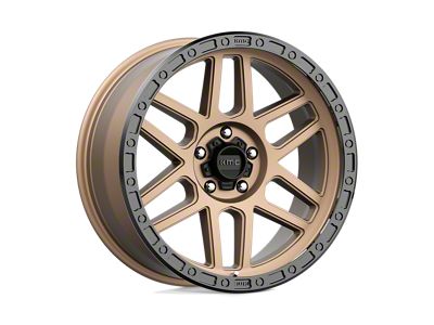 KMC Mesa Matte Bronze with Black Lip Wheel; 20x9; 0mm Offset (18-25 Jeep Wrangler JL)