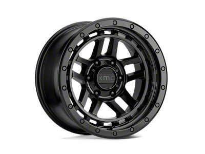 KMC Recon Satin Black Wheel; 18x8.5; 0mm Offset (18-25 Jeep Wrangler JL)