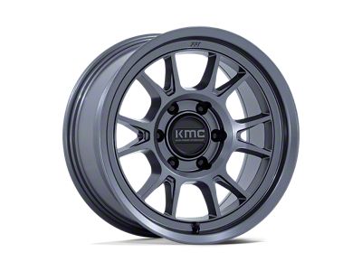KMC Range Matte Anthracite Wheel; 17x8.5; -10mm Offset (18-25 Jeep Wrangler JL)