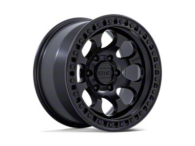KMC Riot SBL Satin Black Wheel; 18x9; 18mm Offset (18-25 Jeep Wrangler JL)