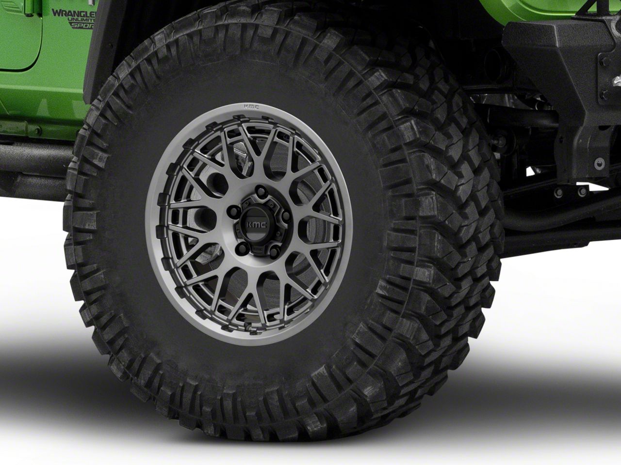 KMC Jeep Wrangler Technic Anthracite Wheel; 17x8.5; 0mm