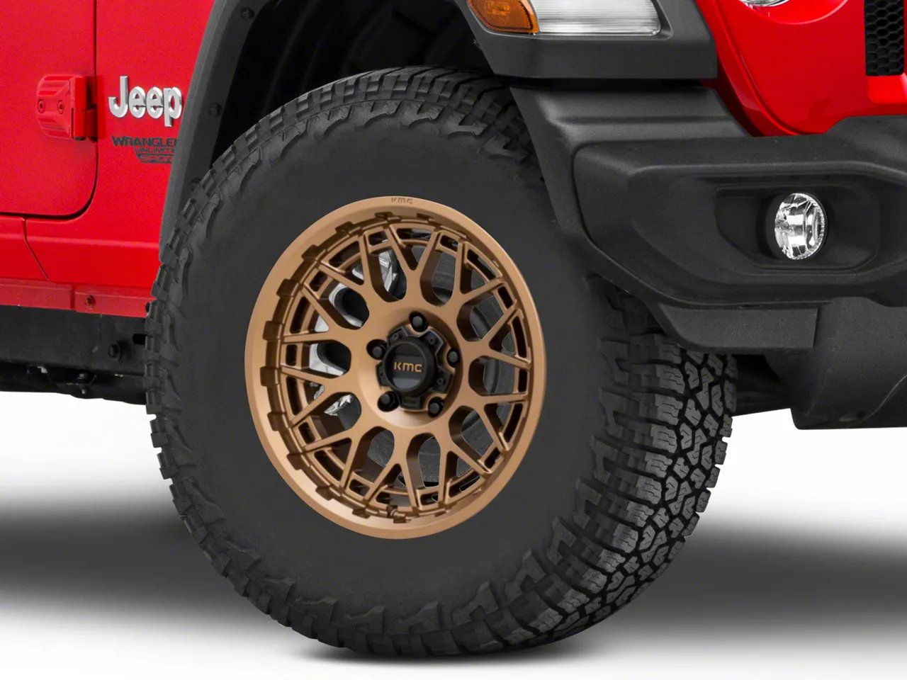 KMC Jeep Wrangler Technic Matte Bronze Wheel; 17x8.5 KM72278550600 