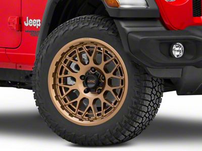 KMC Technic Matte Bronze Wheel; 20x9; 0mm Offset (18-25 Jeep Wrangler JL)