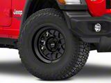KMC Terra Satin Black Wheel; 17x9; -38mm Offset (18-25 Jeep Wrangler JL)