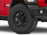 KMC Trail Satin Black Wheel; 17x9; -12mm Offset (18-26 Jeep Wrangler JL)