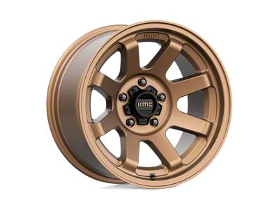 KMC Trail Matte Bronze Wheel; 17x9; -12mm Offset (20-25 Jeep Gladiator JT)