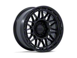 KMC Attack Matte Black 6-Lug Wheel; 17x8.5; -10mm Offset (24-26 Tacoma)