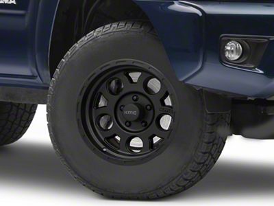 KMC Enduro Matte Black 5-Lug Wheel; 15x9; -12mm Offset (05-15 Tacoma)