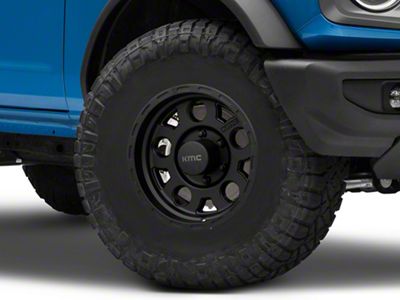 KMC Enduro Matte Black 6-Lug Wheel; 16x9; -12mm Offset (16-23 Tacoma)