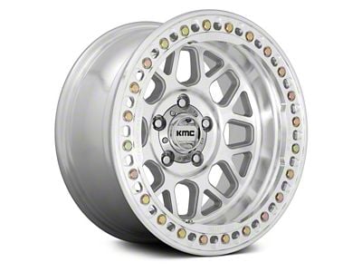 KMC Grenade Crawl Beadlock Machined 6-Lug Wheel; 18x9; 10mm Offset (16-23 Tacoma)