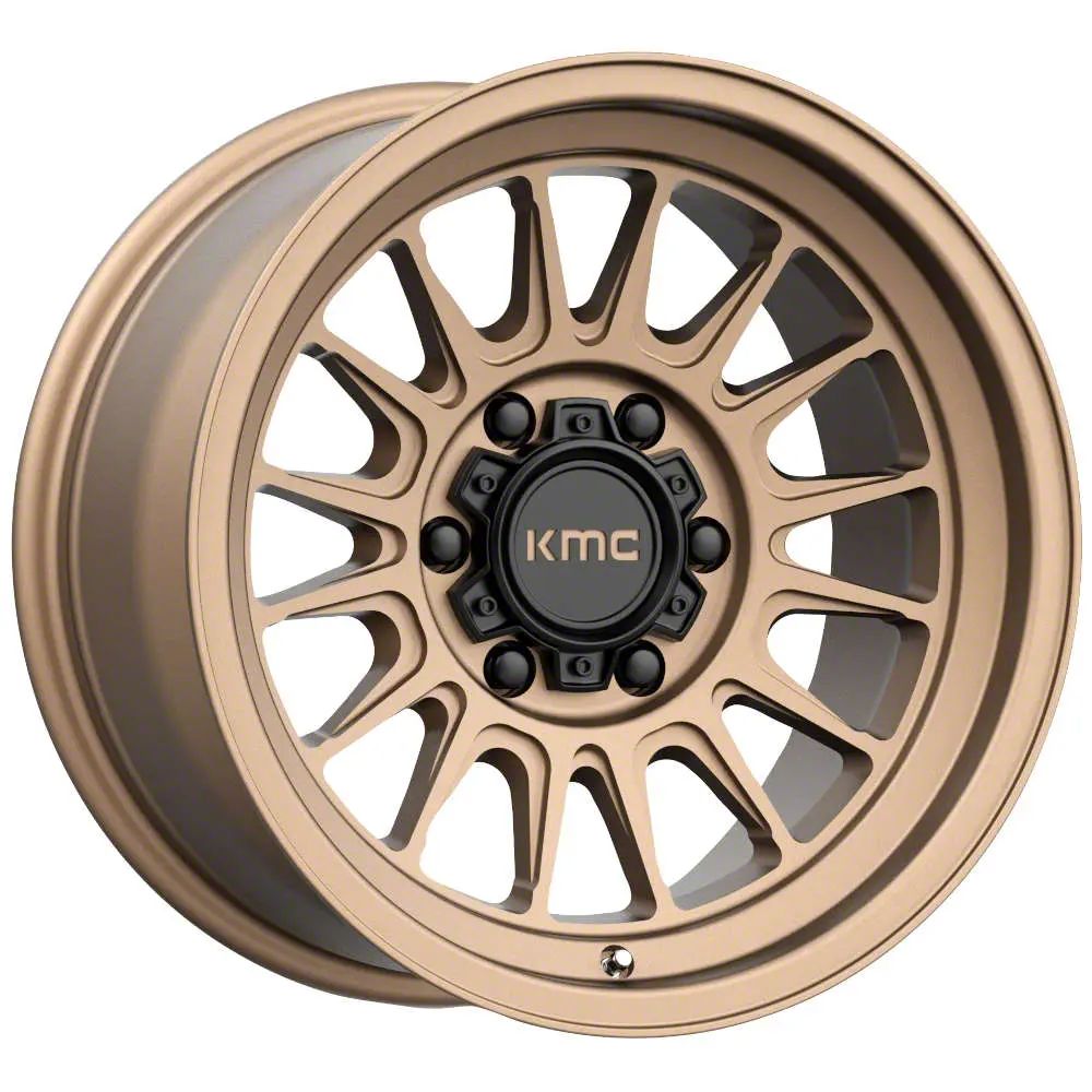 KMC Tacoma Impact Ol Matte Bronze 6-Lug Wheel; 17x8.5; 0mm Offset