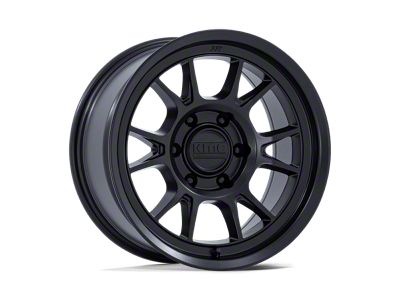 KMC Range Matte Black 6-Lug Wheel; 17x8.5; 0mm Offset (16-23 Tacoma)