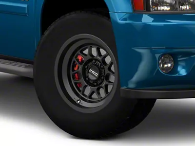 KMC Terra Satin Black 6-Lug Wheel; 18x8.5; 0mm Offset (16-23 Tacoma)