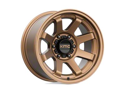 KMC Trail Matte Bronze 6-Lug Wheel; 17x9; -12mm Offset (24-25 Tacoma)