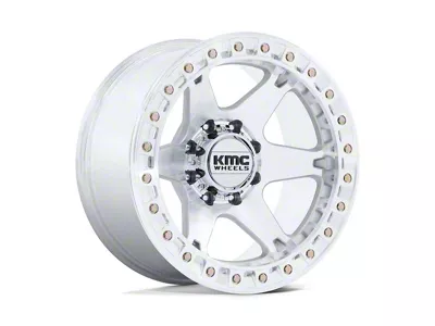 KMC VI Beadlock Machined 6-Lug Wheel; 17x9; -38mm Offset (24-25 Tacoma)