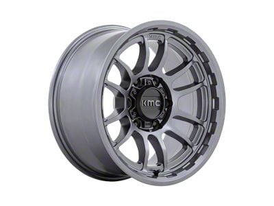 KMC Wrath Matte Anthracite 6-Lug Wheel; 17x8.5; 0mm Offset (16-23 Tacoma)