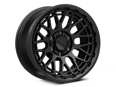 KMC Technic Satin Black 6-Lug Wheel; 18x9; 18mm Offset (17-24 Titan)