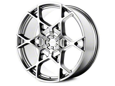 KMC Crosshair Chrome 6-Lug Wheel; 22x9; 15mm Offset (16-24 Titan XD)