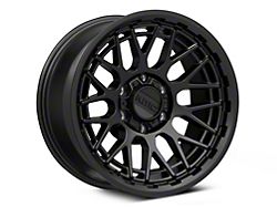 KMC Technic Satin Black 6-Lug Wheel; 18x9; 18mm Offset (16-24 Titan XD)