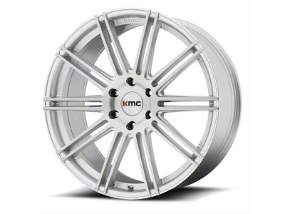 KMC Channel Brushed Silver 6-Lug Wheel; 20x9; 30mm Offset (22-25 Tundra)