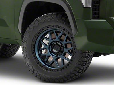 KMC GRS Midnight Blue with Gloss Black Lip 6-Lug Wheel; 20x9; 18mm Offset (22-25 Tundra)
