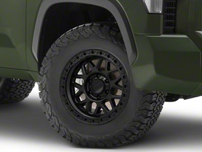 KMC GRS Satin Black 6-Lug Wheel; 18x9; 18mm Offset (22-25 Tundra)