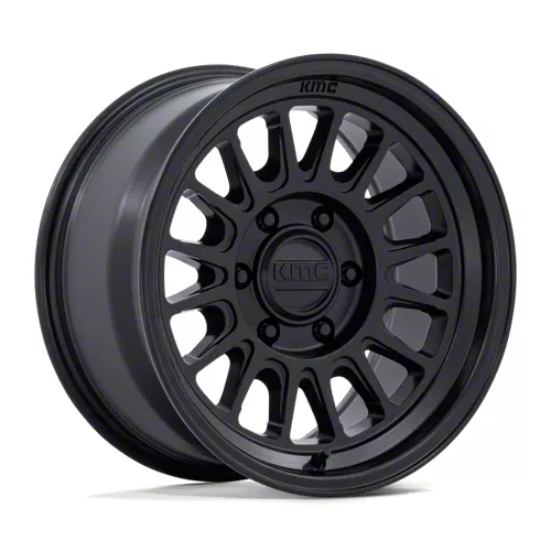 KMC Tundra Impact FFT Matte Black 6-Lug Wheel; 18x9; 18mm Offset