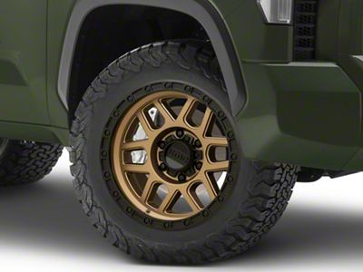 KMC Mesa Matte Bronze with Black Lip 6-Lug Wheel; 20x9; 0mm Offset (22-25 Tundra)