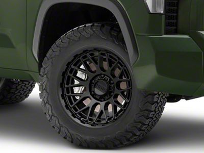 KMC Technic Satin Black 6-Lug Wheel; 20x9; 0mm Offset (22-25 Tundra)