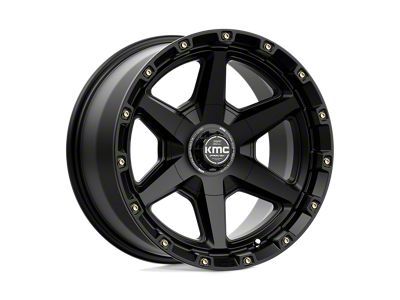 KMC Tempo Satin Black 6-Lug Wheel; 20x9; 0mm Offset (22-25 Tundra)