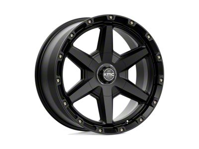 KMC Tempo Satin Black 6-Lug Wheel; 20x9; 18mm Offset (22-25 Tundra)