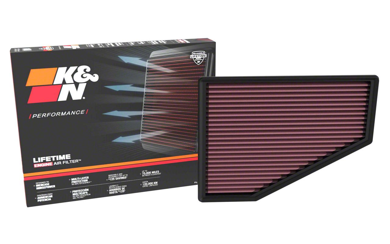 K&N Jeep Grand Cherokee Drop-In Replacement Air Filter 33