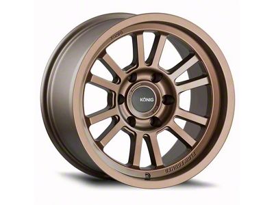 Konig HT1 Satin Bronze 6-Lug Wheel; 17x8.5; -6mm Offset (21-25 Bronco, Excluding Raptor)