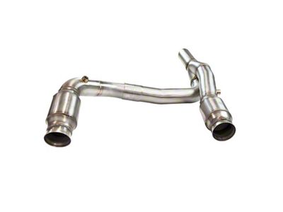 Kooks 3-Inch GREEN Catted Y-Pipe (07-18 Jeep Wrangler JK w/ LS Engine Swap)