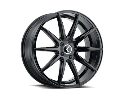 Kraze Cosmos Gloss Black 5-Lug Wheel; 20x8.5; 38mm Offset (05-15 Tacoma)