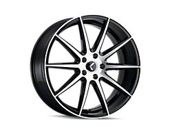 Kraze Cosmos Gloss Black Machined 5-Lug Wheel; 20x8.5; 38mm Offset (21-25 Bronco Sport)