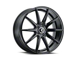 Kraze Cosmos Gloss Black 5-Lug Wheel; 20x8.5; 38mm Offset (21-25 Bronco Sport)