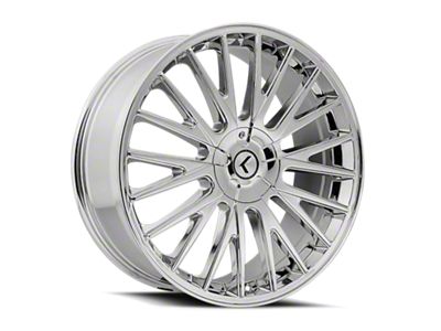 Kraze Double Down Chrome 5-Lug Wheel; 17x8; 38mm Offset (21-25 Bronco Sport)