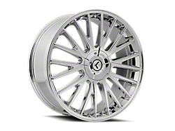 Kraze Double Down Chrome 5-Lug Wheel; 20x8.5; 38mm Offset (21-25 Bronco Sport)