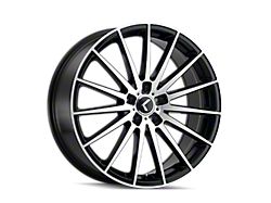 Kraze Stunna Matte Black Machined 5-Lug Wheel; 20x8.5; 38mm Offset (21-25 Bronco Sport)