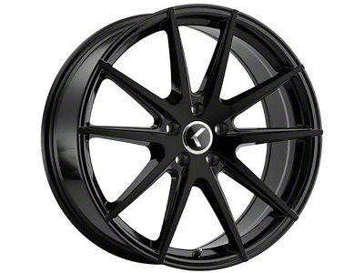Kraze Turismo Gloss Black 5-Lug Wheel; 17x8; 38mm Offset (21-25 Bronco Sport)