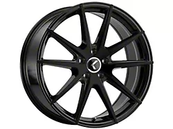 Kraze Turismo Gloss Black Wheel; 17x8; 38mm Offset (93-98 Jeep Grand Cherokee ZJ)