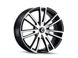 Kraze Spectra Gloss Black Machined Wheel; 20x8.5; 38mm Offset (15-23 Jeep Renegade BU)