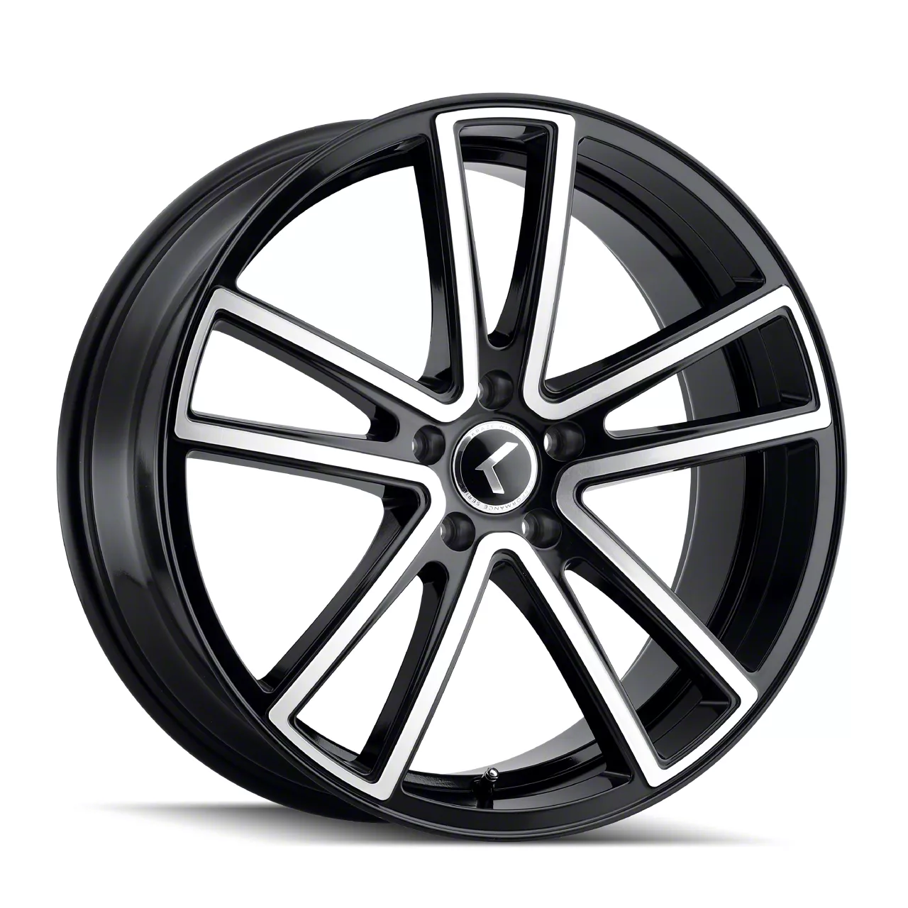 37、リシュリュー改 Kraze Jeep Wrangler Phase Gloss Black Machined Wheel; 22x8.5