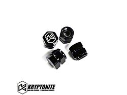Kryptonite Products Machined Aluminum Valve Stem Cap Set (Universal; Some Adaptation May Be Required)