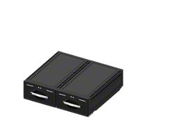 Kufu USA Catch-and-Click Two Drawer System; 11-Inch (10-24 4Runner w/ Third Row Seats)